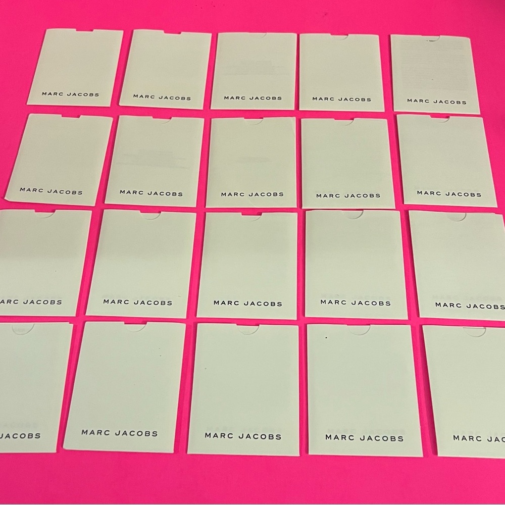 Marc Jacobs Handbag Care Card Booklets